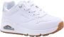 Skechers Kinder Uno Gen1 Shimmer Away Sneakers 310545L WSL Wit Zilver - Thumbnail 1