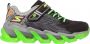 Skechers S Lights Mega Surge Jongens Sneakers Black Lime - Thumbnail 1