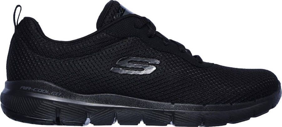 Skechers Flex Appeal 3.0 dames sportschoenen Zwart Extra comfort Memory Foam