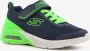 Skechers Microspec Max kinder sneakers blauw groen Extra comfort Memory Foam - Thumbnail 1