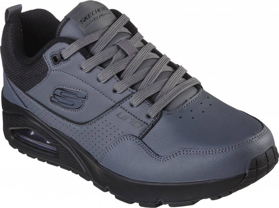 Skechers Heren Sport Casual UNO STAND ON AIR Sneakers Heren 52458 STN grijs