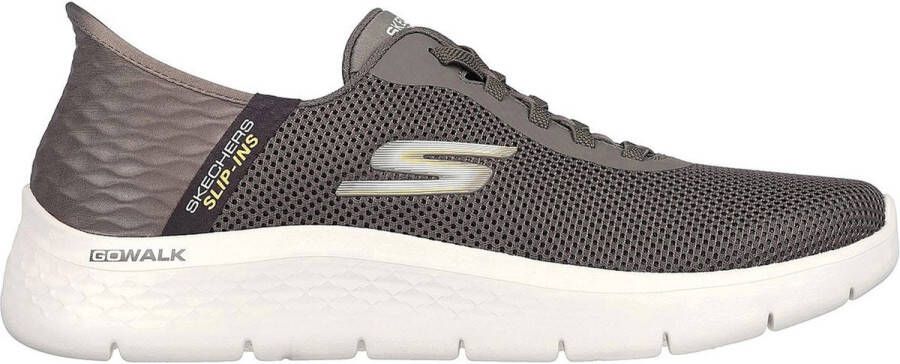 Skechers Slip-ins Go Walk Flex Hands Up Heren Instappers Bruin - Foto 2