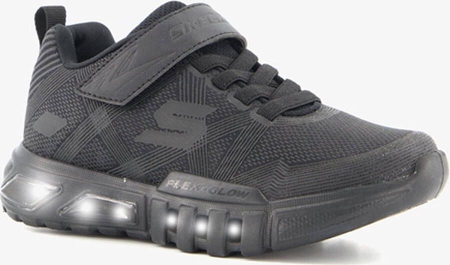 Skechers Flex-Glow 90542L-BBK voor een jongen Zwart Sneakers Sportschoenen
