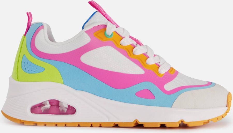 Skechers Los Angeles sneakers roze multi Meisjes Imitatieleer Meerkleurig 36