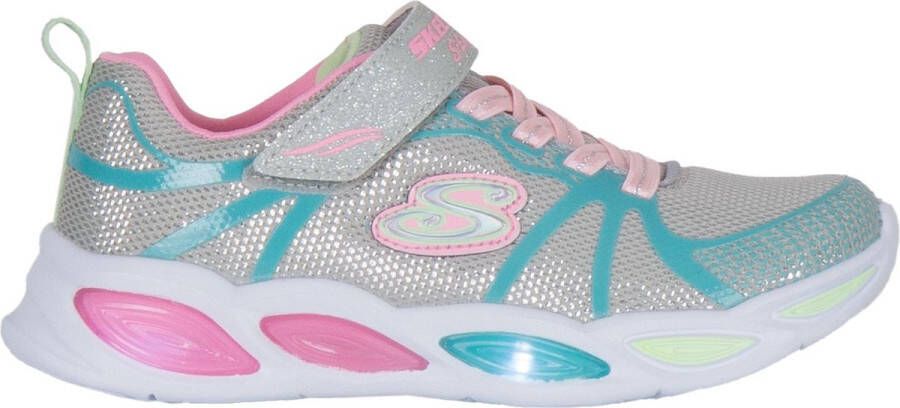 Skechers Sneakers Meisjes grijs roze blauw