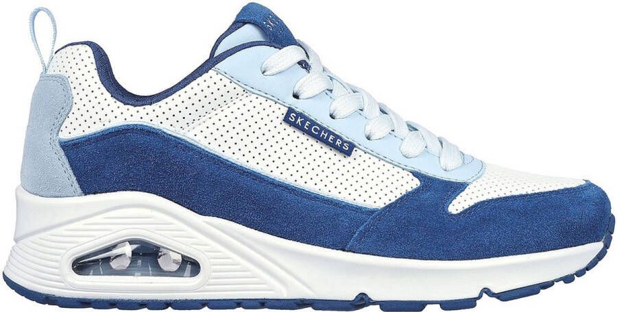 Skechers Stijlvolle Dames Skate Sneakers Blauw Dames