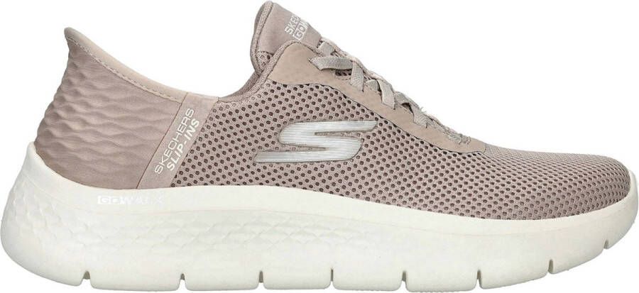 Skechers Beige Flex Grand Entry Slip-On Sneaker Multicolor
