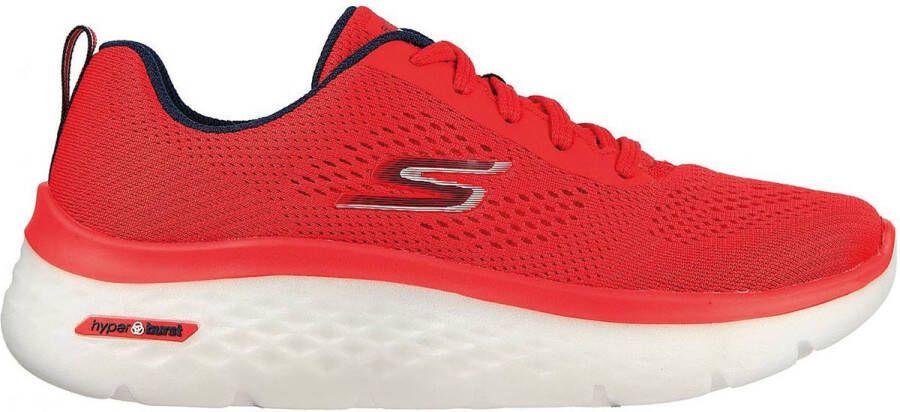 Skechers Go Walk Hyper Burst Sneaker Rood Dames