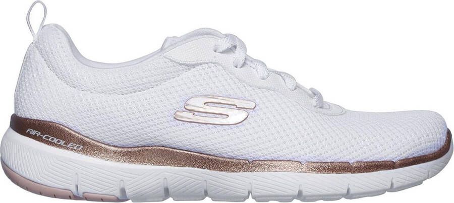 Skechers Flex Appeal 3.0 dames sportschoenen Wit Extra comfort Memory Foam