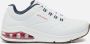 Skechers Sneakers UNO 2 in monochrome look vrijetijdsschoen lage schoen veterschoen - Thumbnail 1