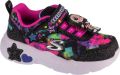 Skechers Snuggle Sneaks Skech Squad 302214N-BKMT voor meisje Zwart Sneakers Sportschoenen - Zwart