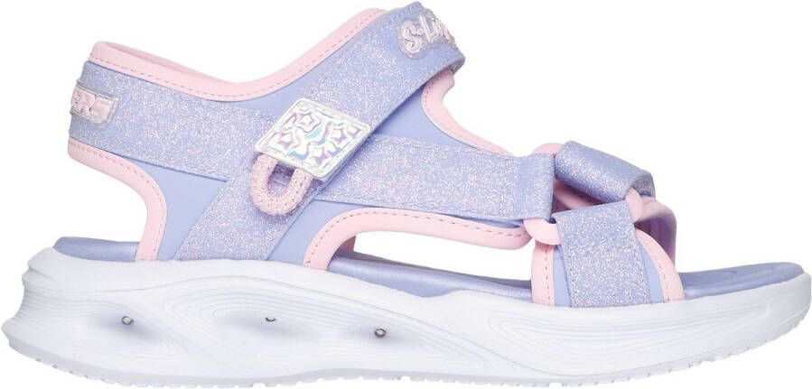 Skechers Sola Glow Zandal Meisjes Sandalen Paars