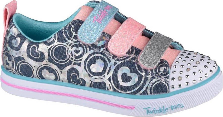 Skechers Sparkle Lite Heartsland 314753L DMLT voor meisje Marineblauw Sneakers Sportschoenen