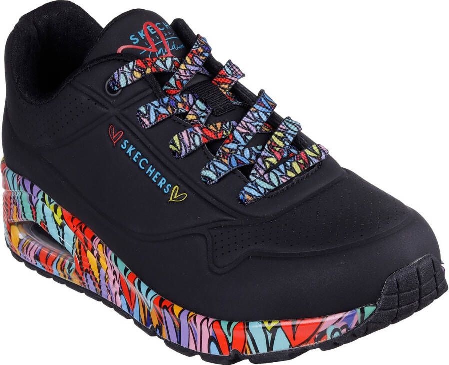 Skechers Sport Casual UNO RAVAGED LOVE Sneakers Vrouw 177918 BKMT