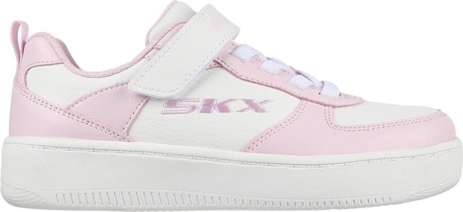 Skechers sneakers wit pastel Meisjes Imitatieleer Meerkleurig 32