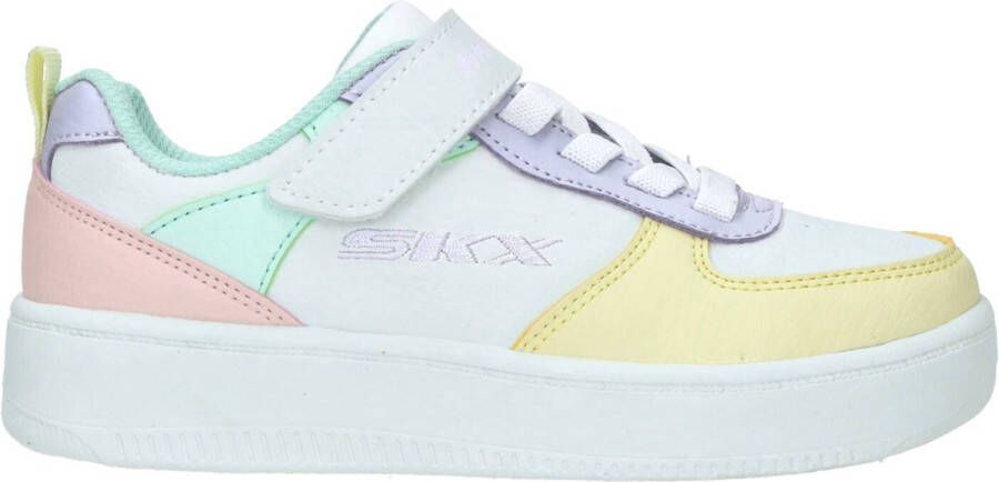 Skechers sneakers wit pastel Meisjes Imitatieleer Meerkleurig 32 - Foto 4