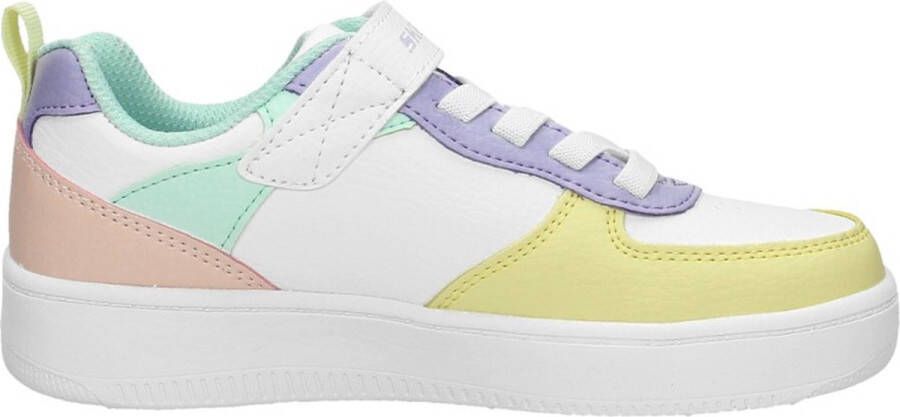 Skechers sneakers wit pastel Meisjes Imitatieleer Meerkleurig 32 - Foto 6