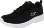 Skechers dynamight 2.0 hardloopschoenen zwart zilver dames - Thumbnail 1
