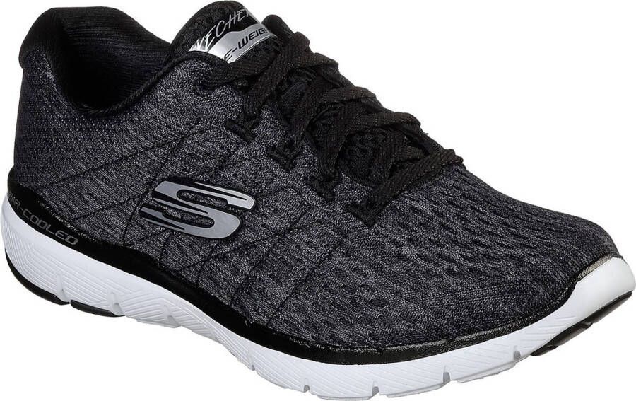 Skechers Sport Dames FLEX APPEAL 3.0 SATELLITES SNEAKERS Dames Zwart