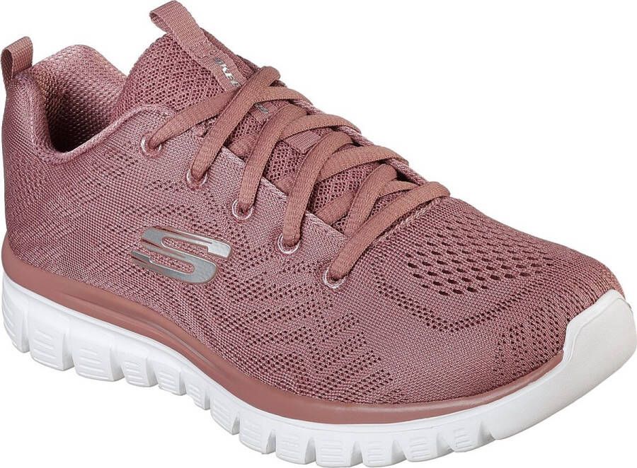 Skechers Sport Dames GRACEFUL GET CONNECTED Sneakers Dames Mauve