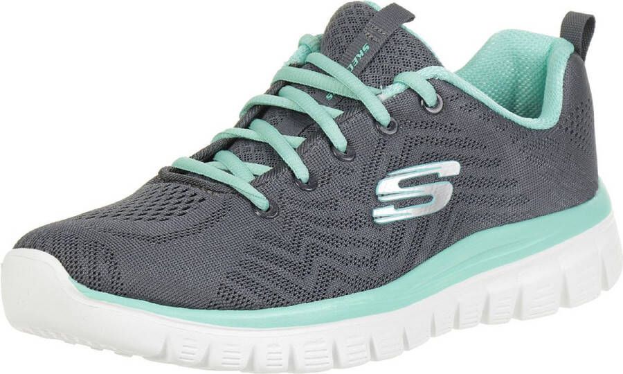 Skechers Sneakers Graceful Get Connected Vrijetijdsschoen lage schoen veterschoen in schoenwijdte G (wijd) - Foto 2