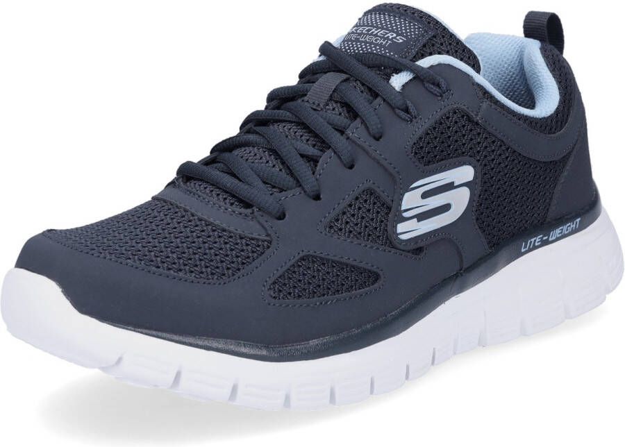 Skechers Burns Agoura 52635-NVY Mannen Marineblauw Sneakers Sportschoenen