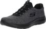 Skechers Sport Heren SUMMITS FORTON Sneakers Heren Schoenen Zwart - Thumbnail 1