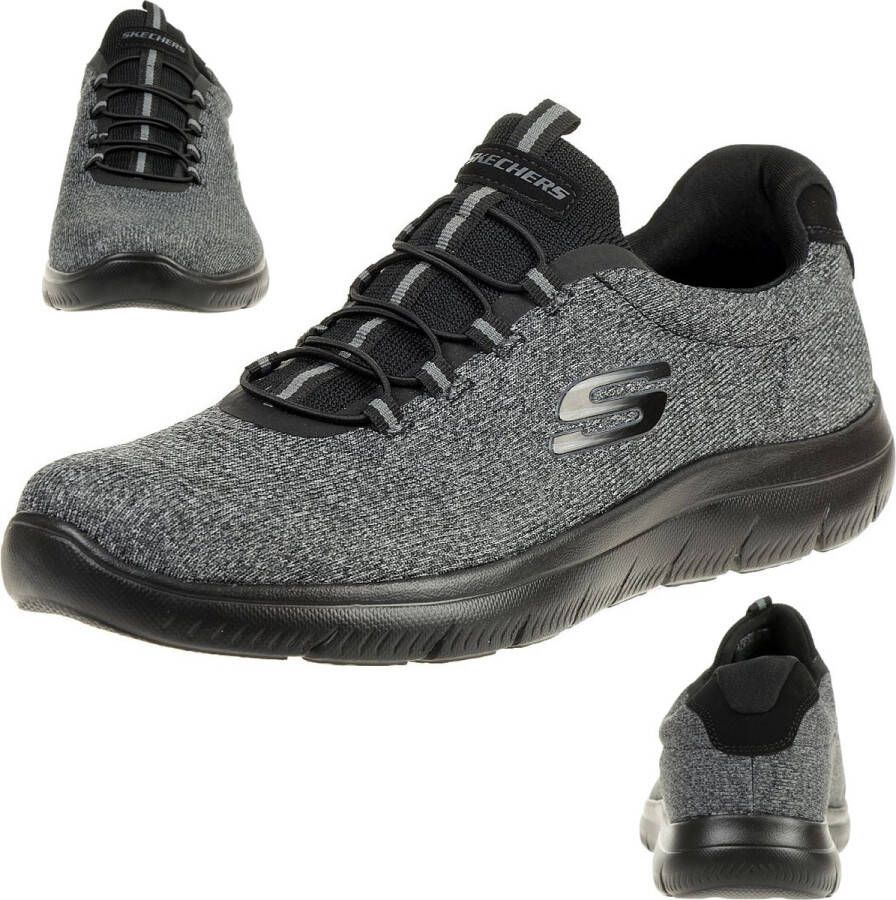 Skechers Slip-on sneakers Summits Slipper vrijetijdsschoen in comfortabele schoenwijdte