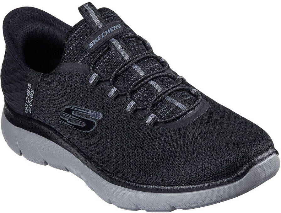 Skechers Sport Heren SUMMITS HIGH RANGE Sneakers Instappers Vegan 232457 zwart