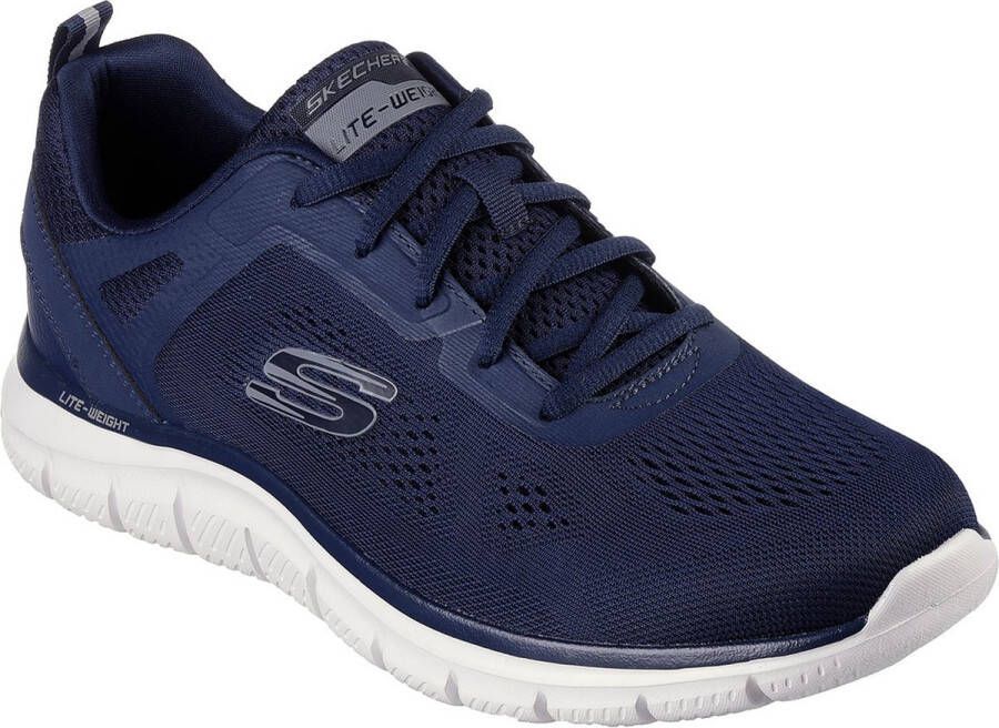 Skechers Track-Broader 232698-NVY Mannen Marineblauw Sneakers Sportschoenen