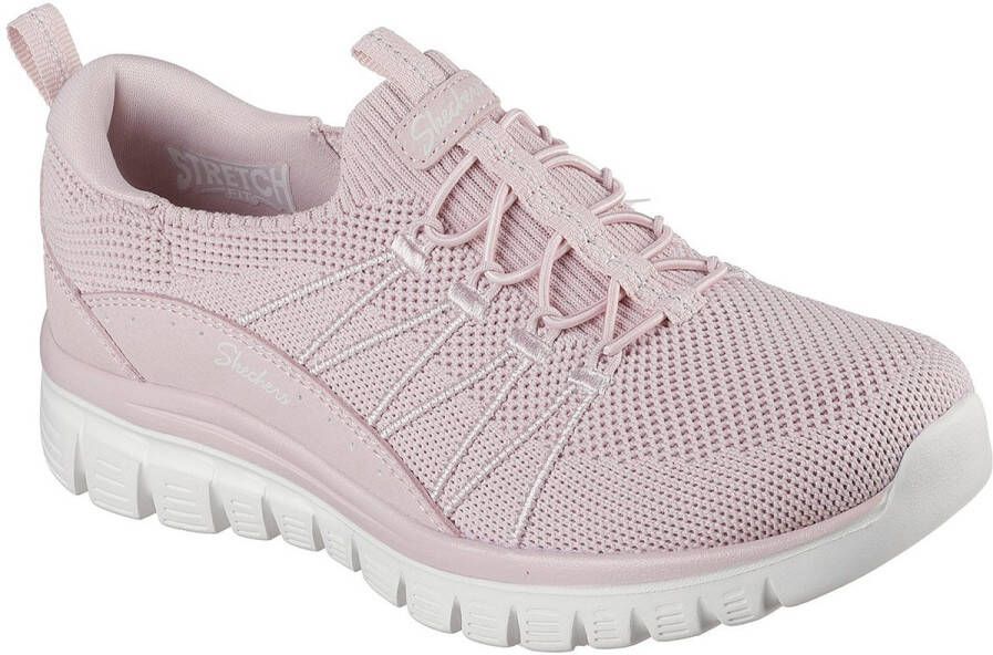 Skechers Slip-on sneakers GRACEFUL-PICTURE PERFECT vrijetijdsschoen slipper in vegan uitvoering