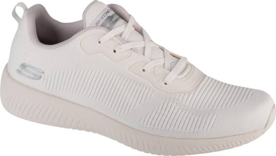 Skechers Squad 232290-WHT Mannen Wit Sneakers