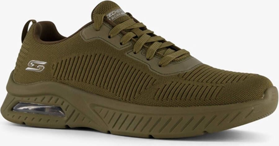 Skechers Squad Air heren sneakers groen Extra comfort Memory Foam