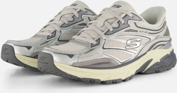 Skechers Stamina Sport Dames Sneakers Zilver