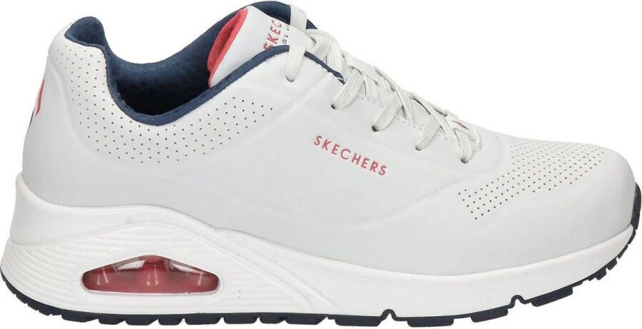 Skechers Sneakers met sleehak Uno Stand on Air Vrijetijdsschoen lage schoen veterschoen met fijne perforatie