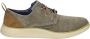 Skechers Stat Pexton Sneakers Mannen Taupe - Thumbnail 1