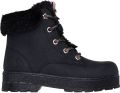 Skechers Street Glitz gevoerde veterboots zwart Extra comfort Memory Foam - Zwart