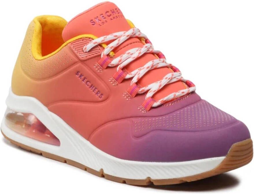 Skechers Street Uno 2 dames sneaker -155628 PKMT- paars rood geel