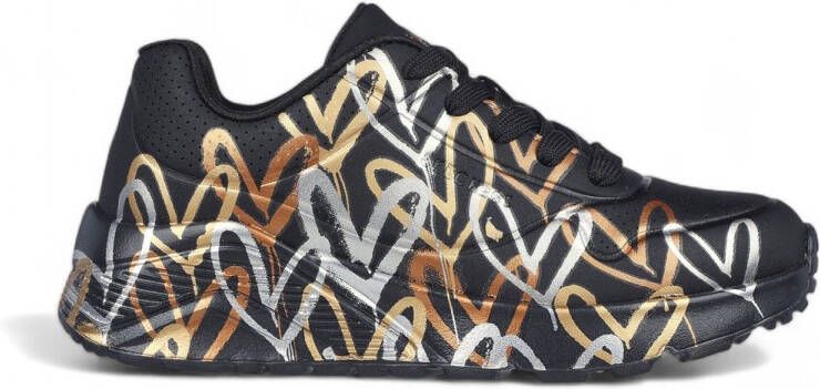 Skechers Street UNO LITE METALLIC LOVE Sneakers Meisjes 314067L BKGD