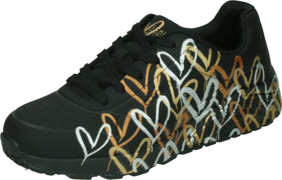 Skechers Street UNO LITE METALLIC LOVE Sneakers Meisjes 314067L BKGD