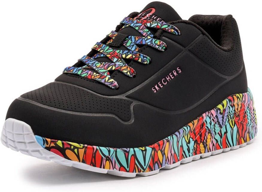 Skechers Street UNO Lite SUBTLE LOVE sneakers voor dames 314088L BKMT