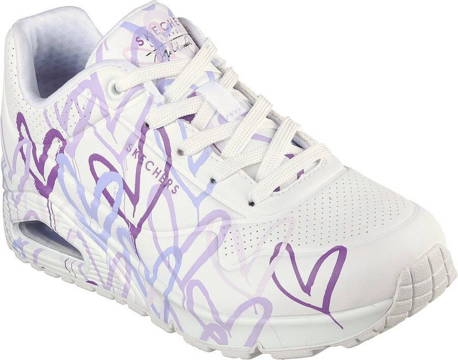 Skechers Street UNO SPREAT THE LOVE Sneakers Dames Meisjes JGoldcrown paars