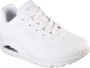 Skechers Skecher Street Uno -STAND ON AIR dames WIDE FIT sneaker 73690W wit - Thumbnail 1