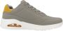 Skechers Street Uno Suited on Air Herensneakers 183004 GRYL groen geel - Thumbnail 1