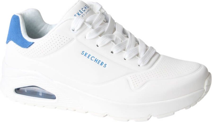 Skechers Sneakers UNO-SUITED ON AIR vrijetijdsschoen lage schoen veterschoen met modieuze sleehak