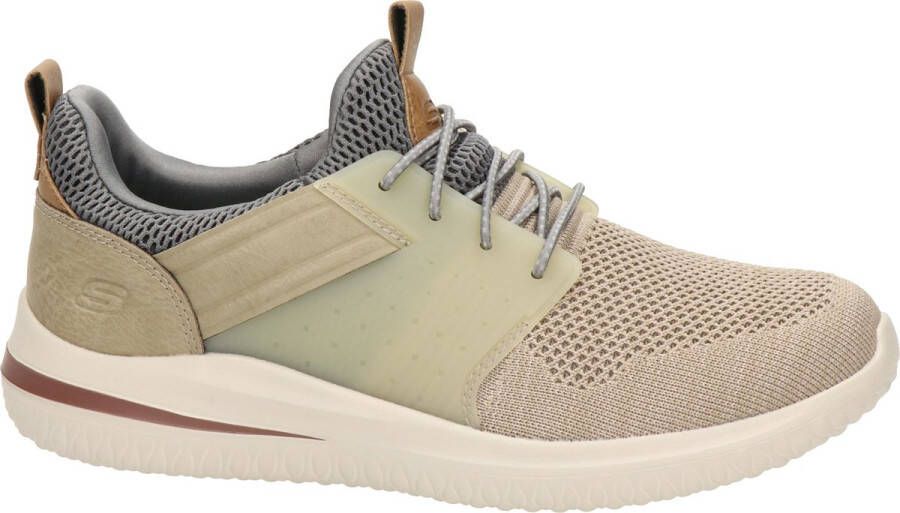 Skechers Delson 3.0 Cicada 210238 TPE Mannen Beige Sportschoenen Sneakers