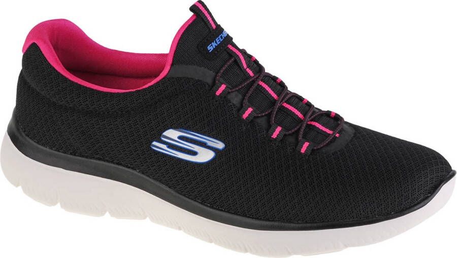 Skechers Summits 12980-BKHP Vrouwen Zwart Sneakers