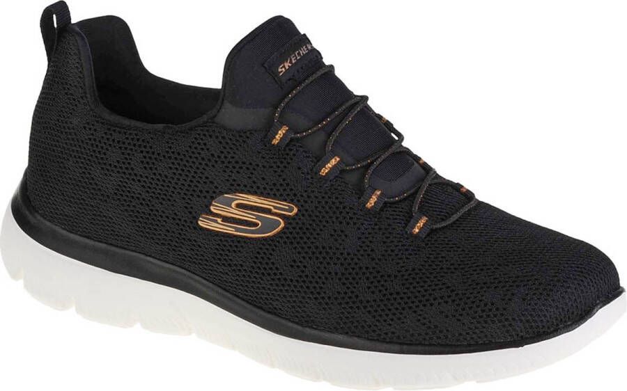 Skechers Summits 149037-BKRG Vrouwen Zwart Sneakers