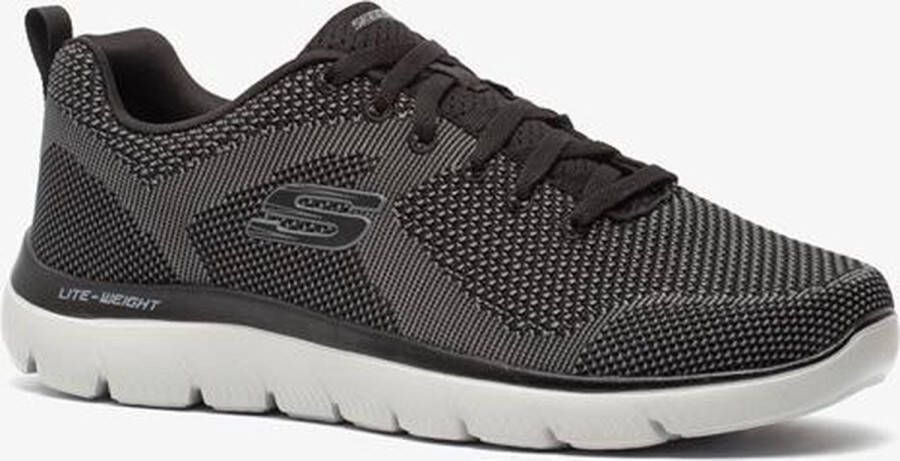 Skechers Summits Brisbane heren sneakers Zwart Extra comfort Memory Foam