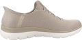 Skechers Slip-on sneakers SUMMITS-CLASSY NIGHT Slippers vrijetijdsschoen met comfortabele hielkussenfunctie - Bruin
